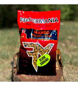Feedermánia Slow Sinking Pellet 9mm - Mango