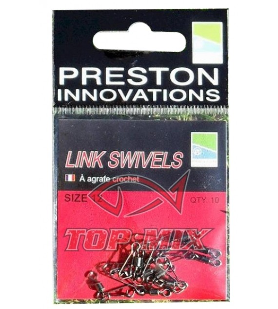 PRESTON LINK SWIVELS - SIZE 12 