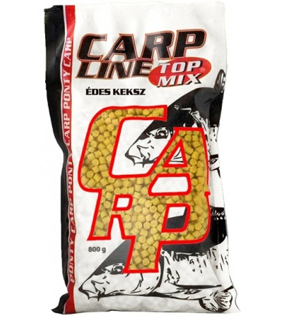 TOP MIX Carp Line etető pellet, Édes keksz