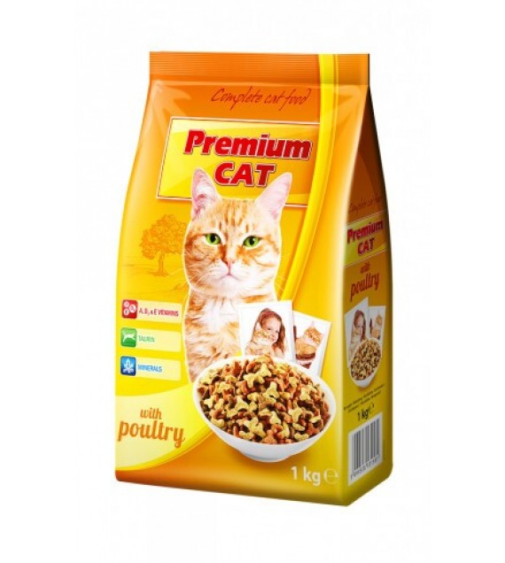 Prémium Cat Száraz Szárnyas 1kg
