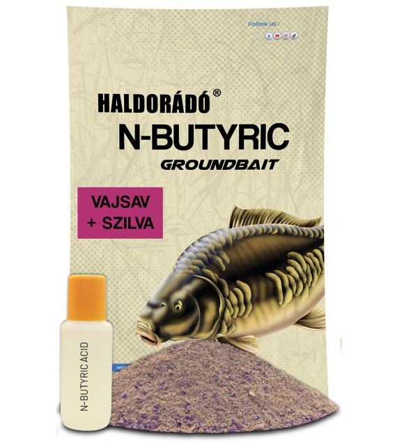 Haldorádó N-Butyric Groundbait - Vajsav + Szilva