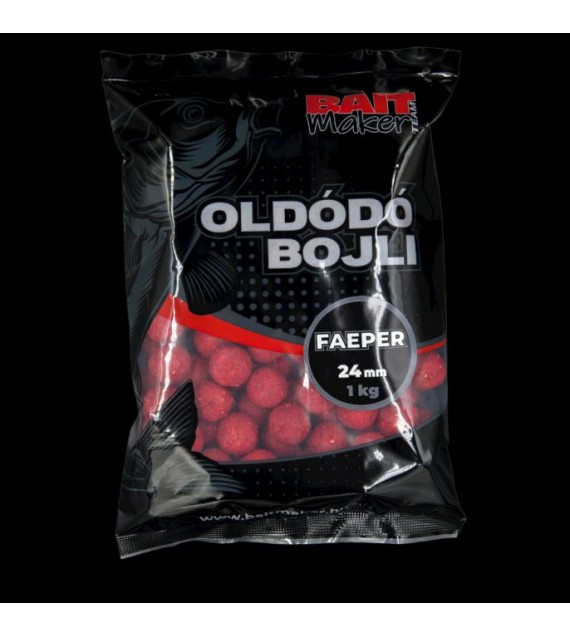 BAIT MAKER Oldódó bojli 24 mm Faeper 1 kg