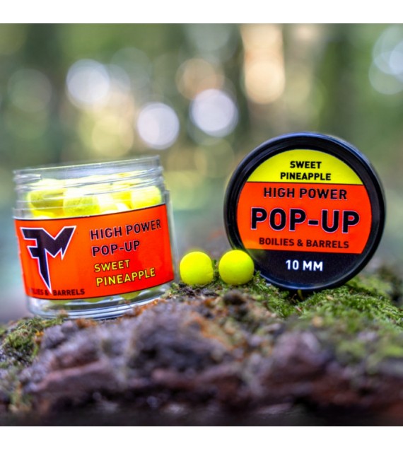 Feedermánia HIGH POWER POP-UP BOILIES & BARRELS 10 MM SWEET PINEAPPLE