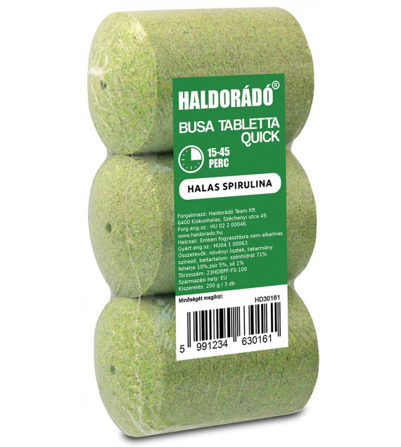 HALDORÁDÓ Busa tabletta Quick - Halas spirulina