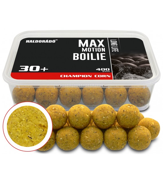 Haldorádó MAX MOTION Boilie Long Life 30+ mm - Champion Corn