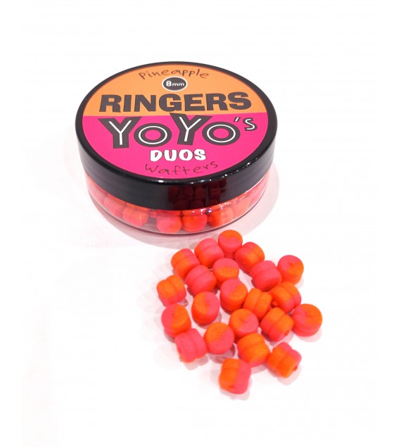 Ringers Yoyo Duos Orange and Pink (8mm)