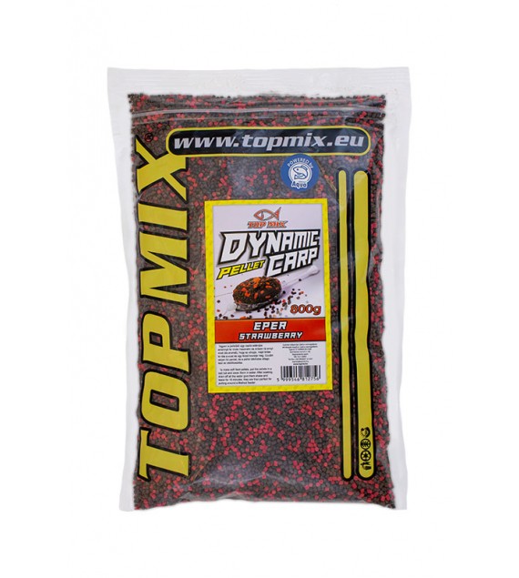 TOP MIX Dynamic Carp etető pellet,  Eper
