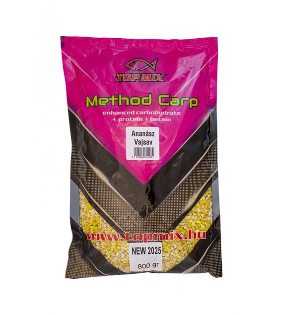 TOP MIX Method Carp etetőanyag - Ananász - Vajsav