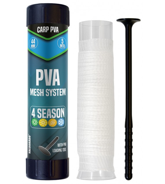 Haldorádó Carp PVA Mesh System 44 mm - PVA háló csövön tömörítővel 5 m