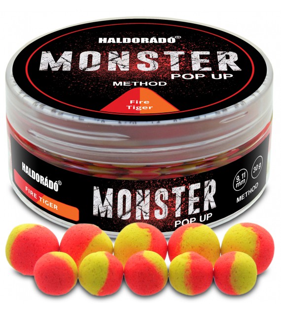 Haldorádó MONSTER Pop Up Method 9, 11 mm - Fire Tiger