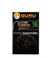 GURU F1 Eyed Hook Size 14 (Barbless/Eyed)