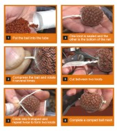 Haldorádó Carp PVA Mesh System 25 mm - PVA háló csövön tömörítővel 5 m