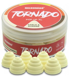 Haldorádó TORNADO Pop Up XL 15 mm - Fokhagyma & Mandula