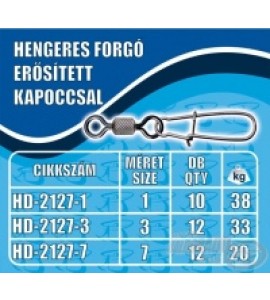 Haldorádó Hengeres forgó erősített kapoccsal - nagy (L)