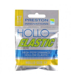 PRESTON HOLLO ELASTIC SIZE 17h YELLOW (SÁRGA 2,8mm)