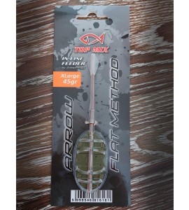 TOP MIX Arrow Flat method feeder kosár - XL 45g