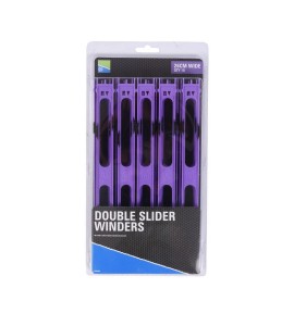 PRESTON DOUBLE SLIDER WINDERS 26cm WIDE PURPLE