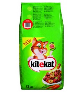 Kitekat Száraz Marha-Zöldség 12kg