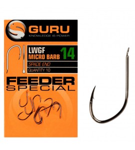 GURU Feeder Special Hook Size 16 (Barbed/Spade End)