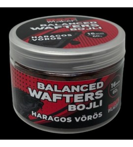 BAIT MAKER BALANCED WAFTER BOJLI HARAGOS VÖRÖS 16 MM