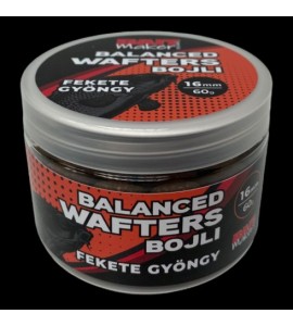 BAIT MAKER BALANCED WAFTER BOJLI FEKETE GYÖNGY 16 MM