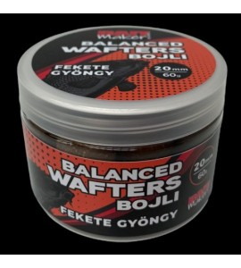 BAIT MAKER BALANCED WAFTER BOJLI FEKETE GYÖNGY 20 MM