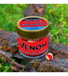 Feedermánia Venom PVA Bag Balanced Boilies - Squid & Octopus 10mm