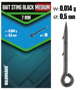 Haldorádó Bait Sting Black Fekete csalitüske MEDIUM 7 mm