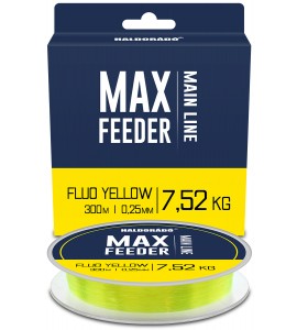 Haldorádó MAX Feeder Fluo Yellow zsinór 0,25mm / 300m - 7,52 kg