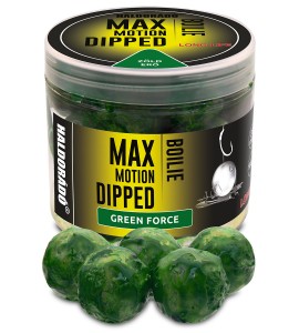 Haldorádó MAX MOTION Boilie Dipped 20 mm - Green Force