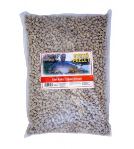 TOP MIX Etető pellet 3kg - Édes keksz