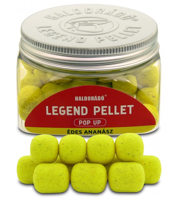 Haldorádó LEGEND PELLET Pop Up 12, 16 mm - Édes Ananász