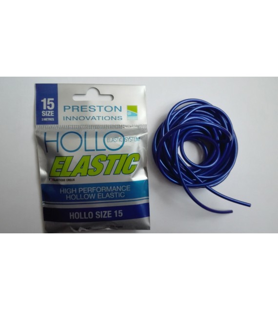 PRESTON HOLLO ELASTIC SIZE 15h DARK BLUE (SÖTÉT KÉK 2,6mm)