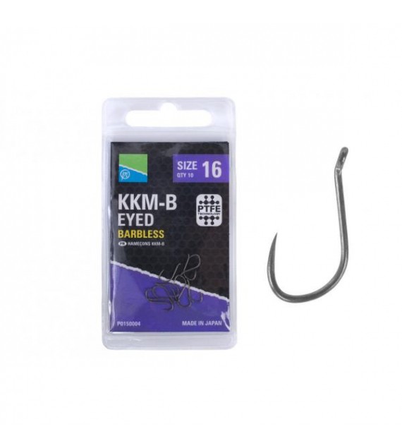 PRESTON KKM-B SIZE 16 HOOKS BARBLESS