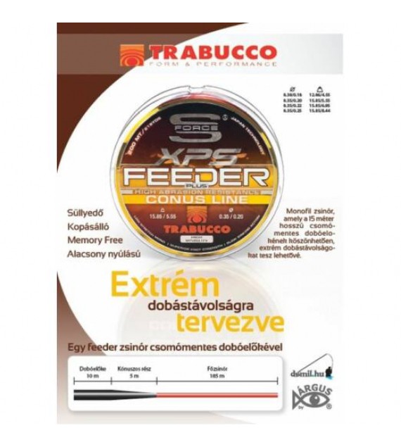 Trabucco SF FEEDER PLUS CONUS 0,22-0,35 200m