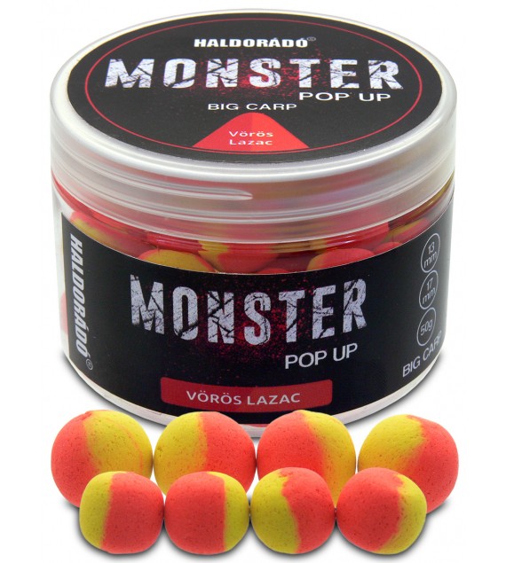 Haldorádó MONSTER Pop Up Big Carp 13, 17 mm - Vörös Lazac