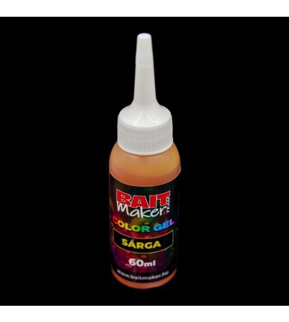 BAIT MAKER Color Gél Sárga 60 ml 