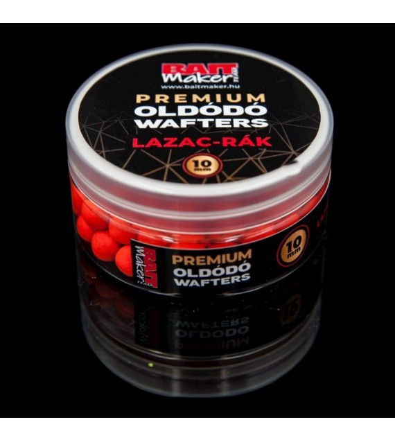 BAIT MAKER Premium Oldódó Wafters 10 mm Lazac és Rák 30 g 