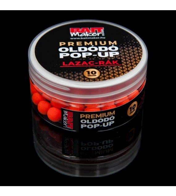 BAIT MAKER Premium Oldódó Pop Up 10 mm Lazac és Rák 25 g