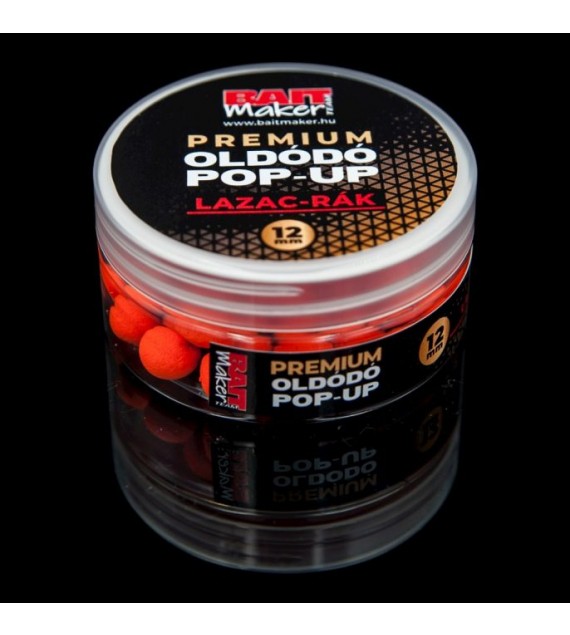 BAIT MAKER Premium Oldódó Pop Up 12 mm Lazac és Rák 25 g