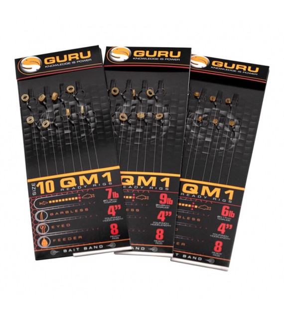 GURU QM1 10 Bait Bands 10cm (0.19mm)