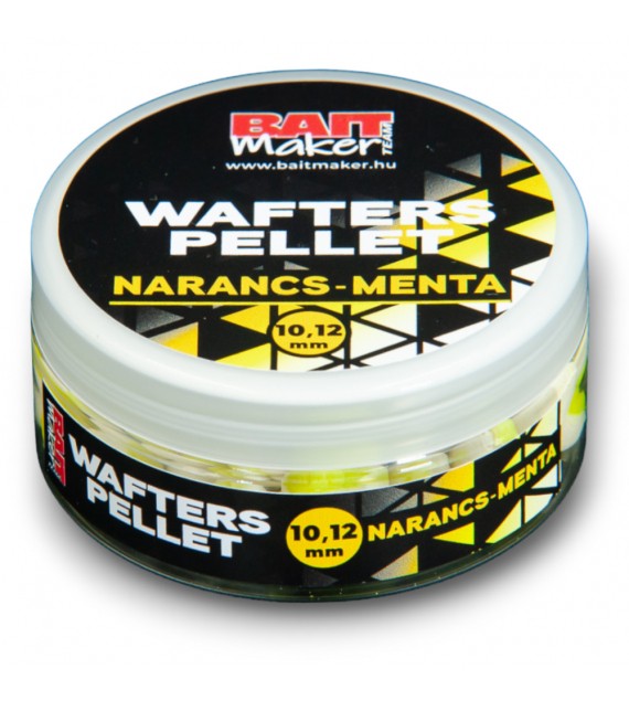 BAIT MAKER Wafters Pellet 10,12 mm Narancs-Menta 30 g