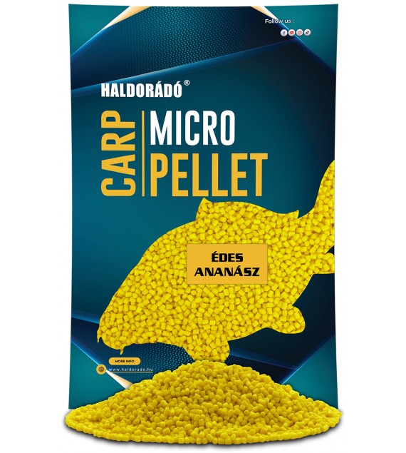 HALDORÁDÓ Carp Micro Pellet - Édes Ananász