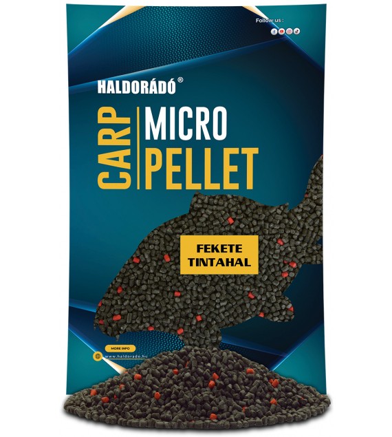 Haldorádó Carp Micro Pellet - Fekete Tintahal