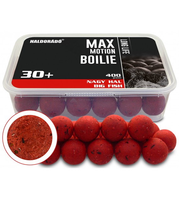 Haldorádó MAX MOTION Boilie Long Life 30+ mm - Nagy Hal