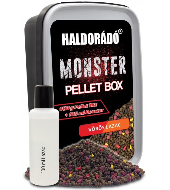 Haldorádó MONSTER Pellet Box - Vörös Lazac