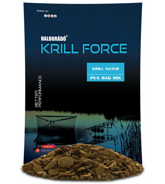 Haldorádó KRILL FORCE PVA Bag Mix - Krill Natur 