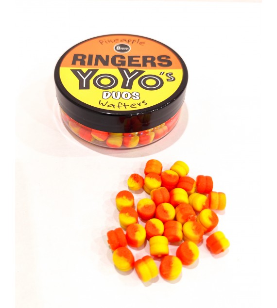 Ringers Yoyo Duos Orange and Yellow (8mm)