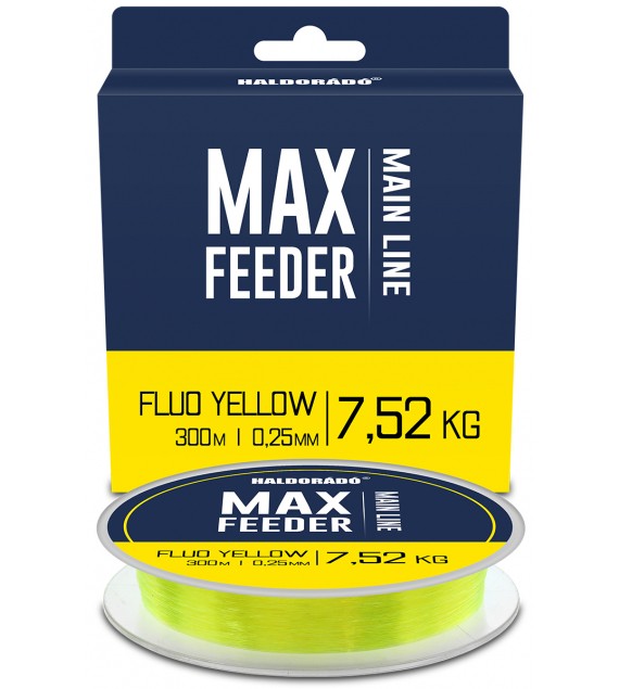 Haldorádó MAX Feeder Fluo Yellow 0,25mm / 300m - 7,52 kg