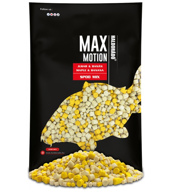 Haldorádó MAX MOTION Spod Mix - Juhar & Banán